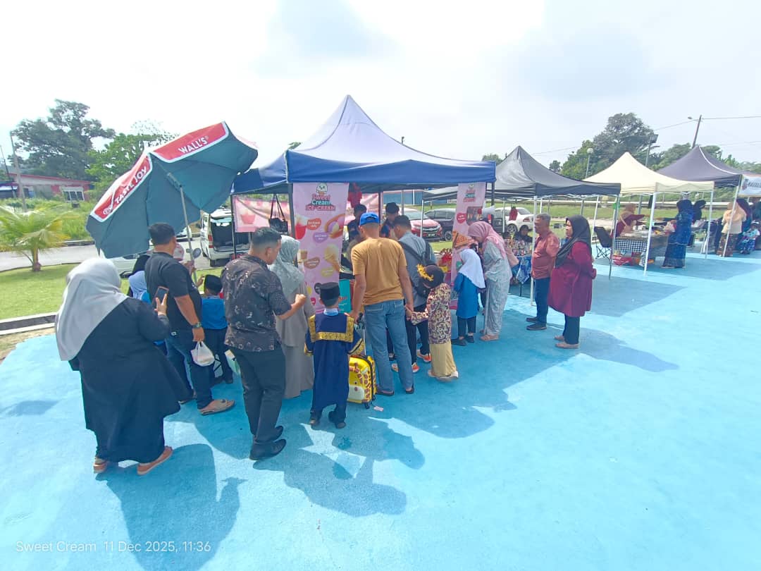 Kaunter aiskrim dan waffle